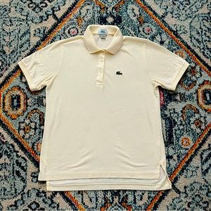 Izod Lacoste Vintage Yellow Polo